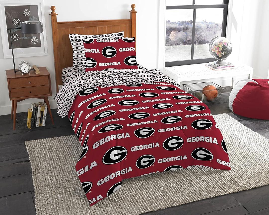 Northwest NCAA Unisex-Adult Bed in a Bag Set (Twin)