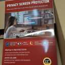 [2-Pack] 22 Inch Computer Privacy Screen Filter (16:10 Aspect Ratio) - Removable, Anti Glare & Blue Light Blocking, Compatible with HP Dell ASUS Acer Samsung Monitors