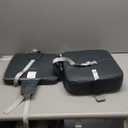 HOMEAL Booster Seat for Kitchen Chair - Toddler Booster Seat for Dining Table - Dining Seat with Adjustable Straps - Non-Slip Base & Breathable Fabric - Dark Gray