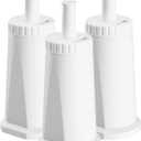 3 Pack Replacement Water Filter for Breville Espresso Machine Barista Pro BES878, Barista Touch Bes880, Oracle Touch BES990, Oracle BES980, Dual Boiler BES920 Bambino ClaroSwiss Sage, BES008WHT0NUC1