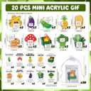 60 Pcs Employee Appreciation Gifts for Coworkers Bulk Inspirational Fruit Acrylic Pocket Hug with Greeting Cards, Positive Office Team Recognition Awards Small Encouragement Gifts for Staff & Teachers