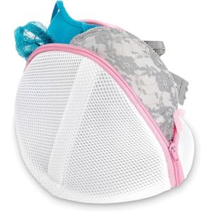 Whitmor Mesh Bra Wash Bag White