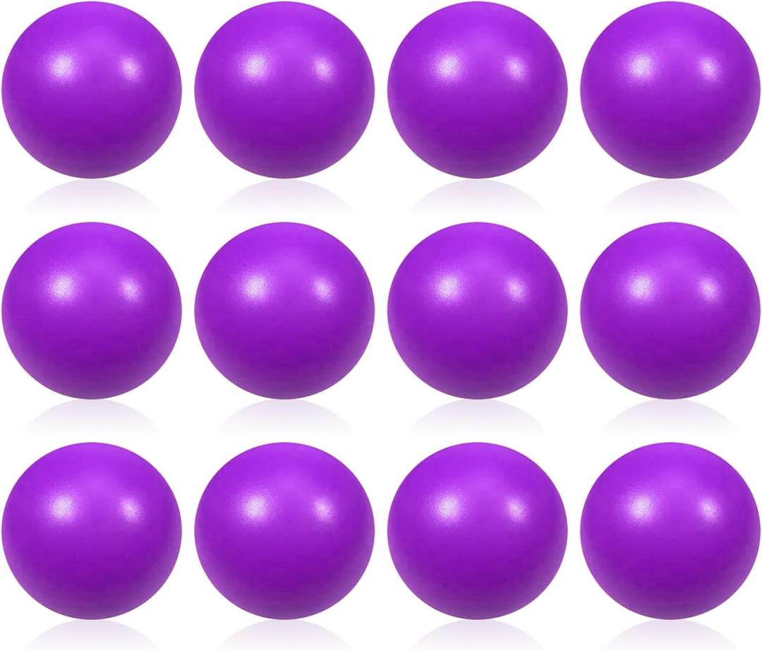 12 Pcs Purple Foam Stress Ball Squeeze Stress Relief Balls for Kids and Adults Hand Exercise Sensory Relief Toys for Anxiety ADHD Autism Purple