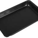 2PCS Kisangel Non-Stick Rectangular Baking Pan 12X7.5 Inch Oven Tray for Pizza Cake Bread Baking Sheet High Temperature Resistant Carbon Steel