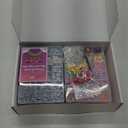 THRELE 4000pcs Pony Beads Friendship Bracelet Making Kit Included 96 Colors Kandi Bead,Letter Beads,Beads for Bracelet Making Kit DIY Crafts