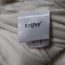 Krifey Faux Fur Throw Blanket, Super Soft Cozy Blanket, Luxury Fluffy Blanket Warm Bed Throw, Plush for Women, Marbled Beige 50" x 60"