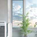 Portable Air Conditioner Window Kit: Adjustable Universal AC Seal Window Vent Kit with 5.9 Inch Diameter 59 Inch Length Exhaust Hose for Sliding Vertical/Horizontal Windows