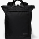 LAUBERIRE BOLD 3-WAY Convertible Totepack (Backpack, Tote Bag, 17” Laptop Bag), Multipurpose, Business, Casual, City Travel, Work, Office and Business Trip - Black, Large