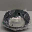 Microwave Splatter Cover Vented Glass Guard Lid with Collapsible Silicone for Food as Pot Cover 11.8 inch Large Plate for 6 7 8 9 10 11 inch Plate Bowl (Black)