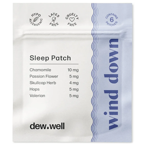 6-Pack Wind Down Sleep Patches with Chamomile to Support Restful Sleep – No Melatonin & No Latex – Wearable, Easy to Use for Adults - Sleepy Stickers