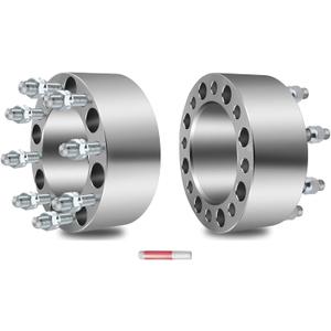 ECCPP 2PCS 3 inch Wheel Spacers 8 Lug 8x6.5 to 8x6.5 fits for Chevrolet Silverado 1500 HD for Chevrolet Silverado 2500 HD for Chevrolet Silverado 3500 for Suburban 2500 for Ram 2500 3500