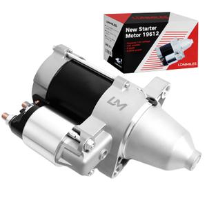 New Starter Motor 19612 Compatible with Briggs & Stratton Vanguard V-Twin 32HP 35HP 36HP 37HP Air Cooled EngineFits Models 845760 807383 845640 845639 809054 428000-0230 SND0529 410-52156