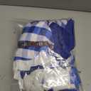 SOMSOC Women's Oktoberfest Costume German Bavarian Costume Outfit Dirndl Dress Bow Hair Ties for Oktoberfest Halloween Party (Medium, Blue)