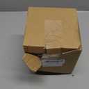 Getstar Large Ceramic Butter Crock with Lid for Countertop, 6OZ French Butter Dish Keeper for Spreadable Butter Water Seal with Elegant Embossed Pattern, Cream White