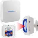 Bed Alarm for Elderly Dementia Patients,Portable Wireless Caregiver Pager Bed Alarms and Fall Prevention Alert for Elderly,Elderly Monitoring for Home