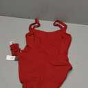 Gottex Au Naturel Golden Hour Womens Solid Must Have Swimwear Scoop Neck Low U Back One-Piece Swimsuit Essential (6, Paprika)