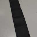 Ziciner Genuine Leather Steering Wheel Cover, Stitch on Wrap, Breathable Anti-Slip Car Steering Wheel Protector for Max Diameter 15 Inch, DIY Sewing with Needles Thread (Black, Hole)