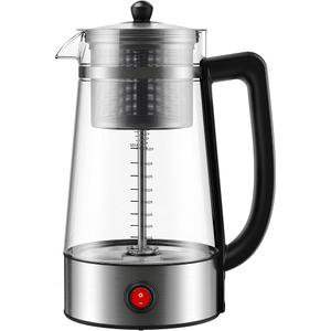 KIDISLE Percolator Coffee Pot Electric Coffee Maker, 10Cup Coffee Percolator with Auto Keep Warm, Stainless Steel Basket, Borosilicate Glass, CoolTouch Handle