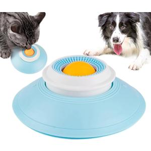 Pet Lick Bowl for Dogs Cats, Liquid Food Slow Feeder Lick Mats, Dog Licks Roll Ball, Non-Slip Licking Bowl Enrichment Toys for Dog Calming & Anxieties Relief