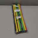 20 Pcs 17 Inch EVA Foam Twist Rubber Ties Reusable Bendable Cable Tie Straps Flexible Heavy Duty Twisty Ties for Organizing Cords Bundling 