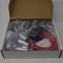 8Pcs UF413 Square Ignition Coils with M8-48322R 8mm Spark Plug Wires Set & 41-962 Platinum Spark Plugs Compatible with Chevy Silverado, Cadillac Escalade, Buick, GMC Sierra 4.8L 5.3L 6.0L 6.2L