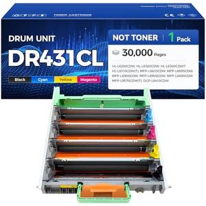 DR431CL Drum Unit Printer High Yield Replacement for Brother DR-431CL Imaging Drum Compatible with MFC-L8900CDW MFC-L8690CDW HL-L8360CDW HL-L8260CDW MFC-L8610CDW MFC-L8905CDW MFC-L9570CDW HL-L8360CDWT