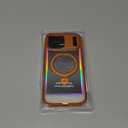 CASEKOO Official Cosmic Orange for iPhone 17 Pro Max Case with Ultra Magnetic Stand, Fit for MagSafe, 17FT Military Grade Protection, Transparent Slim Cover for iPhone 17 Pro Max 6.9'', Orange