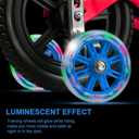 Training Wheels for Kids Bike, 1 Pair LED Flash Bicycle Training Wheels Children's Bicycle Adjustable Stabiliser Support Wheels for 12-20 Inch Kids Boy Girls Bikes