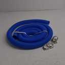 1-1/2-InchPool Hoses for Intex Pool Skimmer Surface Skimmer Pool Pump Pool Filter, 1.5 x 59 Pump Hoses Tubes for Above Ground Pool Sand Filter, 2 Pack with 4 Hose Clamps (Blue -2 Pack)