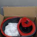 O-Cedar EasyWring Microfiber Spin Mop & Bucket Floor Cleaning System + 2 Extra Refills, Red/Gray