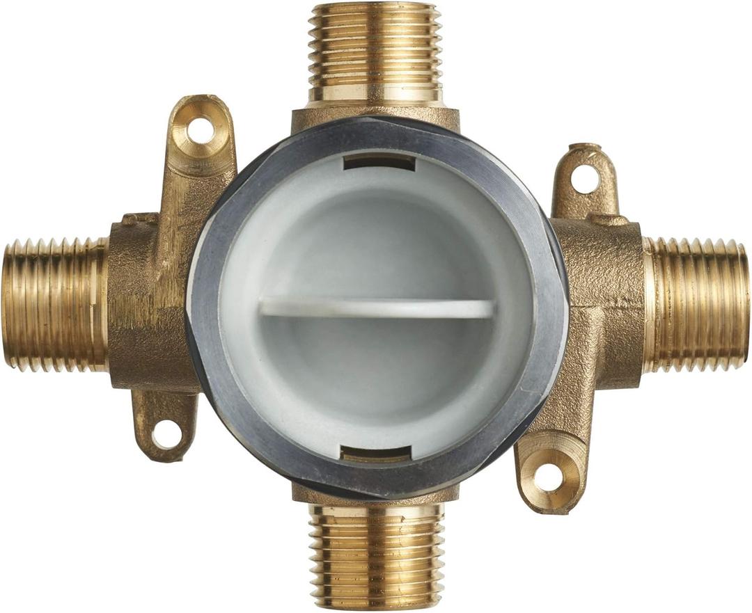 American Standard RU101 Flash Shower Rough-in Valve with Universal Inlets and Outlets, Unfinished
