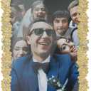 MIMOSA MOMENTS Brass Jewel Picture Frame with Rhinestones, Tabelop Photo Frame Display Horizontal or Vertical 4x6 Inch Photo, Desktop Wedding Anniversary Birthday Gifts for Grandma Mom Couple