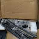 PERLESMITH Universal Speaker Stands for Surround Sound -Height Adjustable Extend 33.3to 45.1, Floor Speaker Stand for Satellite & Studio & Bookshelf Speakers up to 11LBS,1 Pair Black, PSSS2