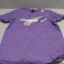 A 380 passenger aircraft, airline, jet, airplane T-Shirt (Purple) Size S