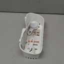 TAILI Shower Caddy Suction Cup, Heavy Duty Bathroom Organizer, Removable Shelves for Inside Shower, Shampoo, Waterproof Suction Plastic Storage for Bathroom Accessories Holder, White