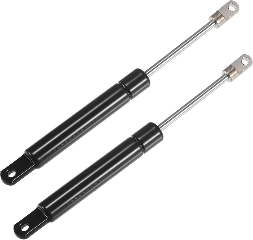 X AUTOHAUX 2 Pcs 6 Inch 15Ib/67N Black Lift Supports Struts Shocks Gas Spring Universal for RV Car Truck Boat Window Cabinet Door Cover Lids