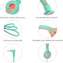 noot products Kids Headphones K11 Foldable Stereo Tangle-Free 5ft Long Cord 3.5mm Jack Plug in Wired On-Ear Headset for iPad/Amazon Kindle,Fire/Boys/Girls/School/Tablet/Laptop(Mint/Coral)
