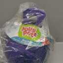 Jolly Pets Tug-n-Toss Heavy Duty Dog Toy Ball with Handle, 8 Inches/Large, Purple