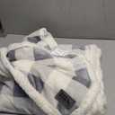 Eddie Bauer - Throw Size Blanket, Ultra-Soft Plush Bed Blanket with Faux Shearling Reverse, Throw Blanket for Couch & Bed (Mountain Plaid Chrome Grey)