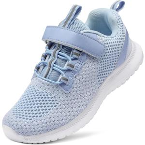 RUNSIDE Kids Shoes, Boys Girls Sneakers Lightweight Athletic Walking/Running Tennis Shoes(Toddler/Little Kid/Big Kid) (Sky Blue)