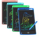 4 Pack LCD Writing Tablet for Kids, 8.5 Inch Colorful Doodle Board Drawing Tablet, Educational Learning Toys Birthday Gifts for Boys Girls Age 3 4 5 6 7 8