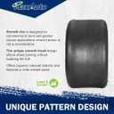 MaxAuto 13x6.50-6 Lawn Mower Tires,13x6.50x6nhs Zero Turn Tires,13-6.50-6 Smooth Turf Tires,13x6.5-6 Tires Replacement For Garden Riding Tractor Lawnmower, 4Ply Tubeless, 480 Lbs Capacity, Set of 2