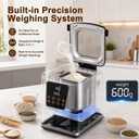 25-in-1 Bread Maker Stainless Steel, with App Control, Built-in Scale
