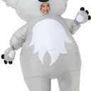 Arokibui Inflatable Costume Adult Funny Blow up Halloween Costume Fancy Dress Cosplay Party Christmas Halloween Suit, One Size