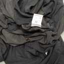 Memoriesea Women's Sexy Plunge Neckline Bodycon Ruched High Slit Party Maxi Dress (Medium, Black)