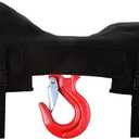 Winch Cover, Heavy Duty Waterproof Universal Winch Protection Cover, Ideal for Electric Winches 8500-13500 lbs, Sunproof UV Resistant Tear Resistant Durable, Indoor/Outdoor (Black)