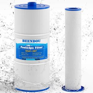 6541-397 Pool Spa Filter Cartridge,Compatible with Sundance Spa Filter 880 Series, Outer Filter # 6473-165 with Inner Filter # 6473-164,80 sq,880 Spa Filter,Sundance 880 Spa Filter