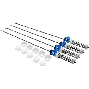 ApplianPar Washer Suspension Rod Spring Damper Assembly Kit W1024771 for Kenmore Whirlpool Maytag Washing Machine Replaces W10277357, W10256514, 1549067, W10237427, AP4411122