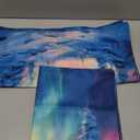 Winter Pillow Covers 18x18 Set of 2 Aurora Borealis Pillowcase Colorful Northern Lights Throw Pillow Covers Snowy Pine Forest Cushion Case for Living Room Couch Sofa