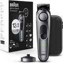 Braun All-in-One Men's Shaving Kit Series 7 7440, 12-in-1 Beard, Face, Nose, Ear Trimmer, Hair Clippers, Body Groomer and Manscaping